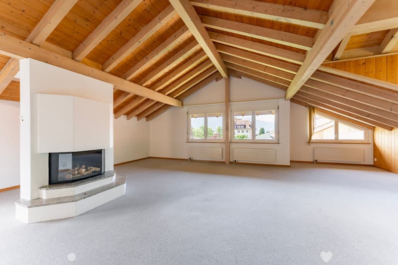 Grosszügige 4½-Zimmer Dachwohnung mit herrlicher Aussicht (3)