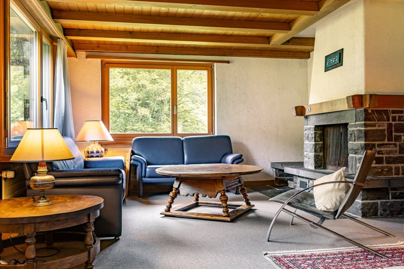 Einmaliges Architektenhaus auf grosszügiger Parzelle in Zweisimmen zu verkaufen (7)