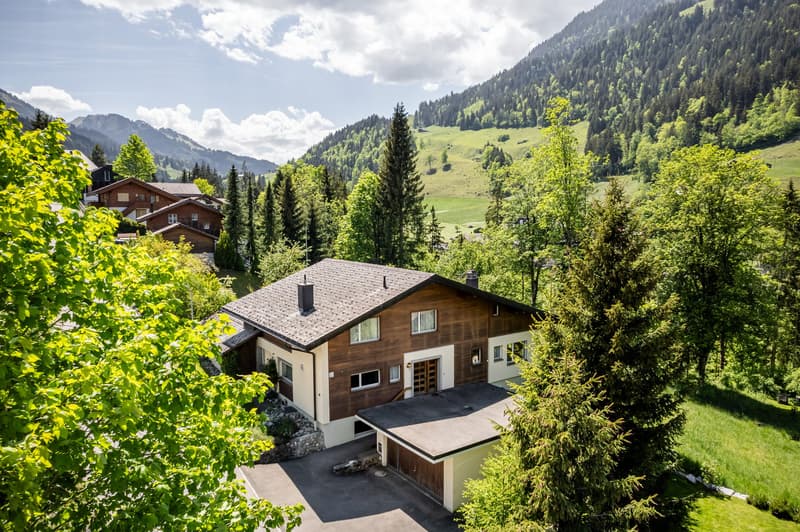 Einmaliges Architektenhaus auf grosszügiger Parzelle in Zweisimmen zu verkaufen (12)