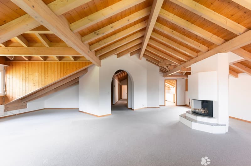 Grosszügige 4½-Zimmer Dachwohnung inklusive 2 Einstellhallenplätzen (2)
