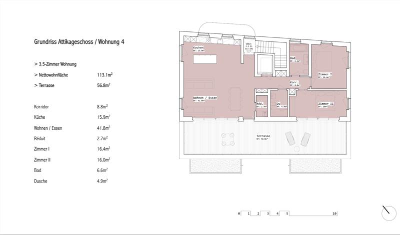 Neubau am Starenweg: Wunderbare 3½-Zi.-Attikawohnung in Zollikofen zu verkaufen (3)