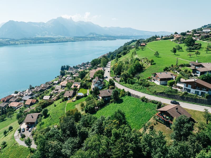Grosszügige Baulandparzelle mit spektakulärer Aussicht in Sigriswil (2)