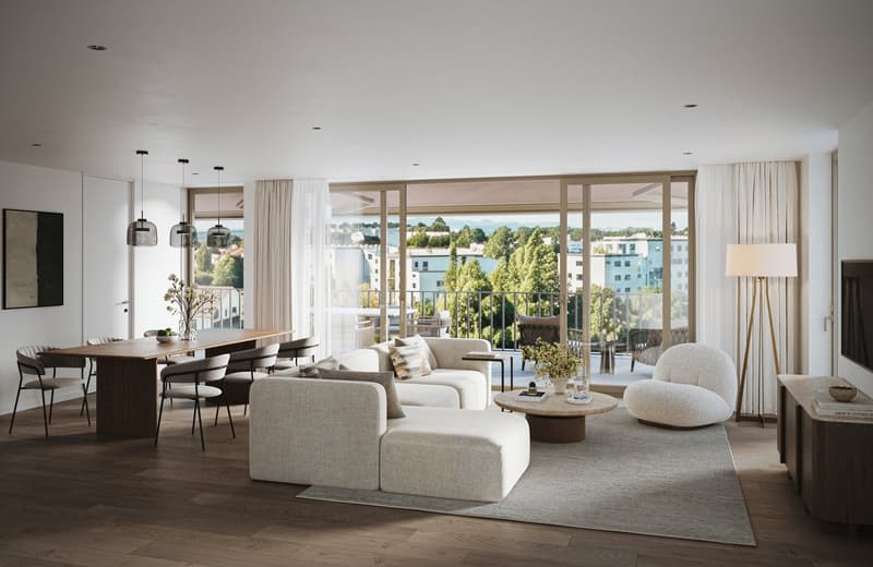 Neubau am Starenweg - grosszügige 3½-Zi.-Attikawohnung mit 56m² Terrasse (1)
