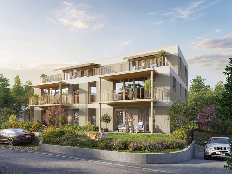 Neubau am Starenweg - grosszügige 3½-Zi.-Attikawohnung mit 56m² Terrasse (5)