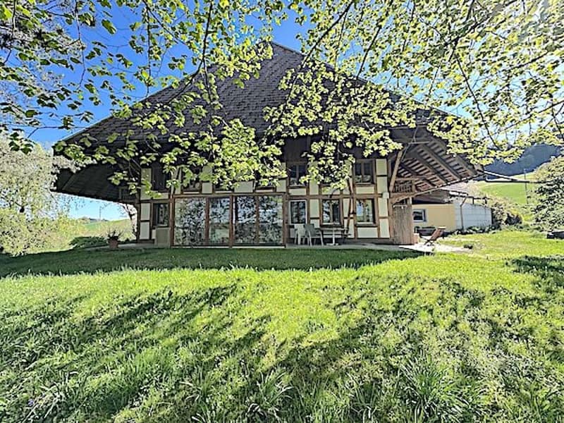 Ferme, Stöckli avec 2 appartements, sources, vue, soleil (17)
