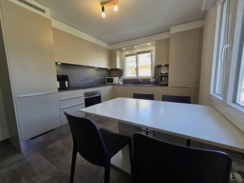 3.5 room apartment completely renovated + garage and parking space: immediate return! (2)