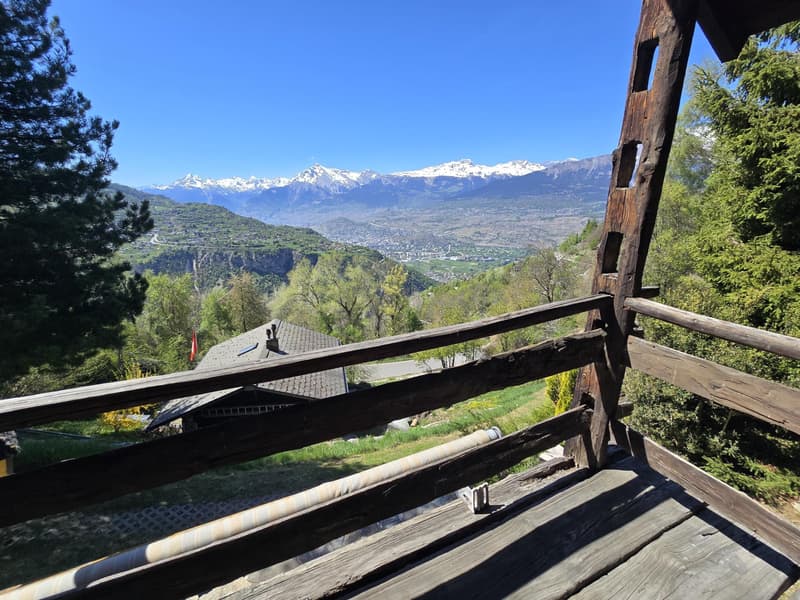 Authentic chalet of 5.5 rooms with mazot, barn and wine cellar on large estate in Val d'Hérens (8)
