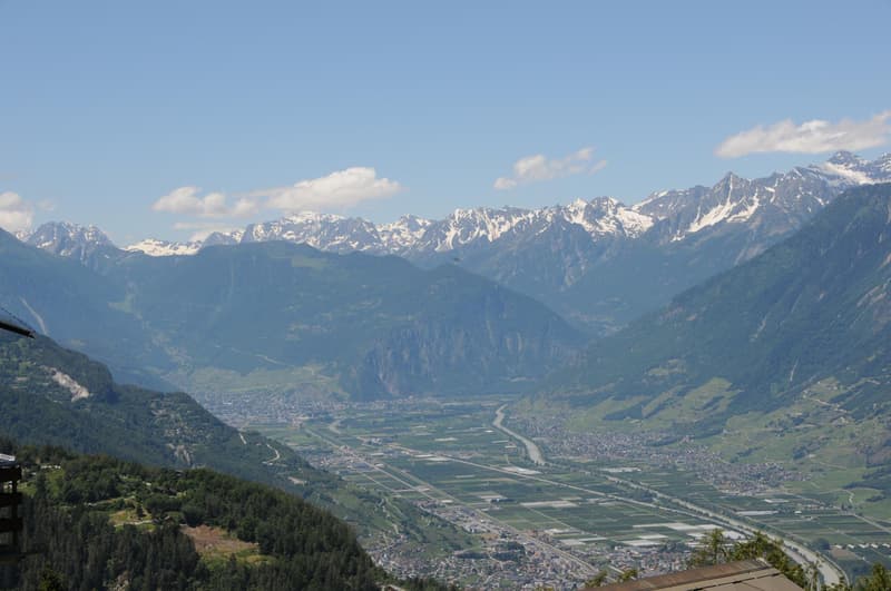 Buildable land Isérables (5 minutes from Haute-Nendaz) - Panoramic view - main residence (5)