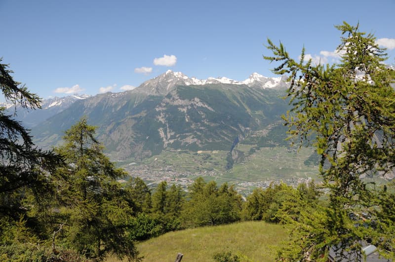 Buildable land Isérables (5 minutes from Haute-Nendaz) - Panoramic view - main residence (4)