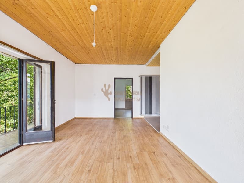 AMPIA CASA BIFAMILIARE CON VISTA APERTA, GIARDINO E BOX AUTO (14)