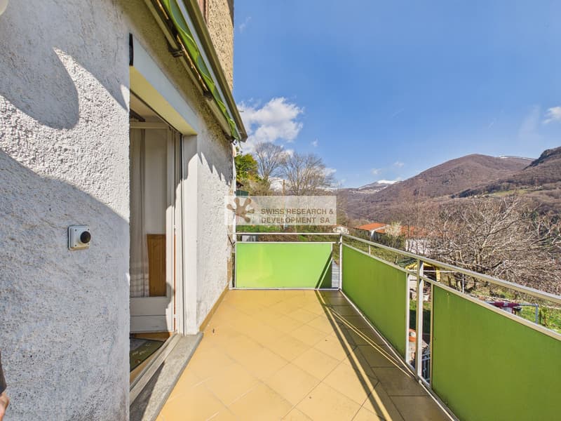 CARATTERISTICO APPARTAMENTO DI 3,5 LOCALI CON GIARDINO E GRANDE POTENZIALE - ZWEITWOHNSITZ (16)