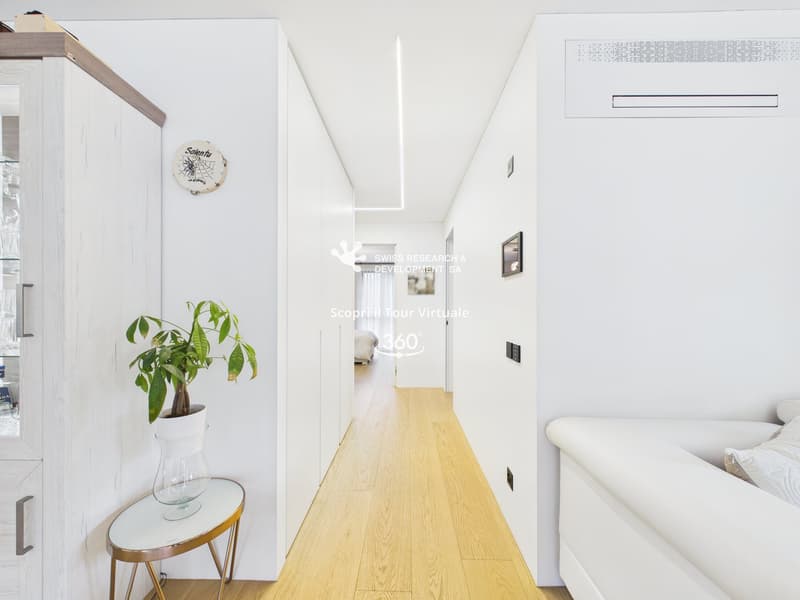 CONTEMPORANEO APPARTAMENTO DI 3,5 LOCALI CON AMPIA TERRAZZA E DOMOTICA INTEGRATA (11)