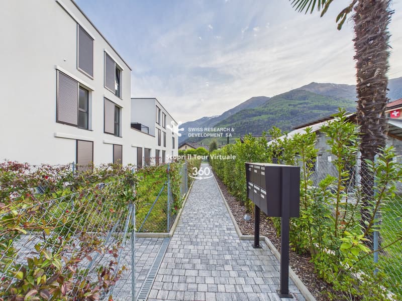 CONTEMPORANEO APPARTAMENTO DI 3,5 LOCALI CON AMPIA TERRAZZA E DOMOTICA INTEGRATA (23)