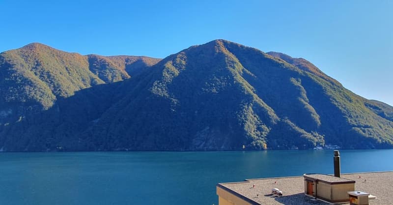 PRESTIGIOSA CASA INDIPENDENTE CON VISTA SUL LAGO DI LUGANO - AUCH ALS ZWEITWOHNSITZ VERFÜGBAR (1)