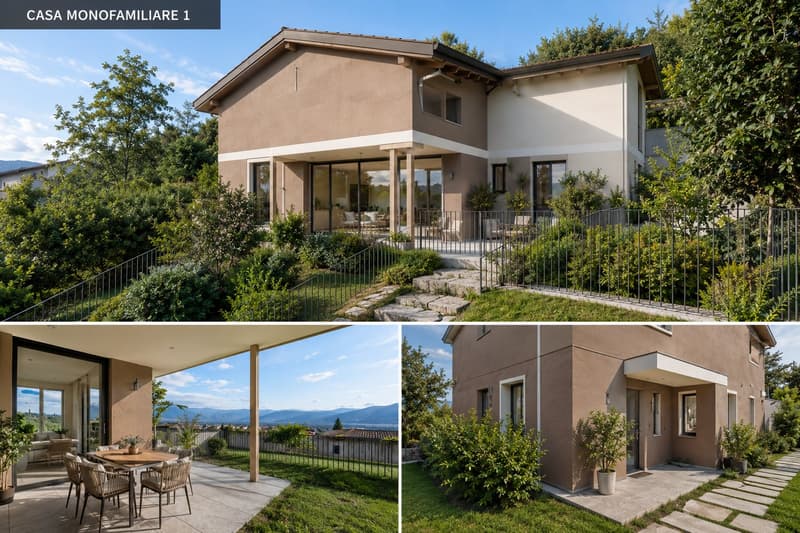 NUOVO PROGETTO:MODERNA CASA UNIFAMILIARE CON GIARDINO PRIVATO (2)