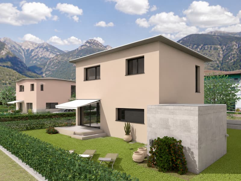 NUOVA COSTRUZIONE: CASA MONOFAMILIARE CON GIARDINO PRIVATO E DUE POSTI AUTO (4)