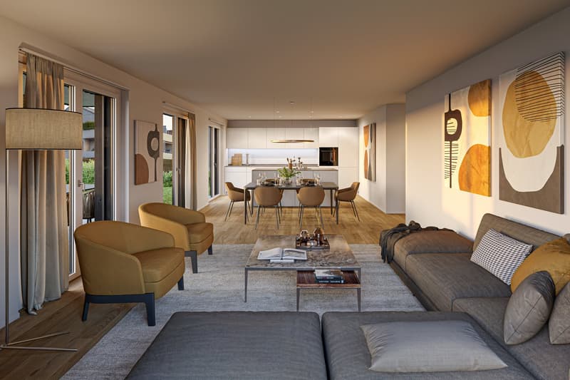 New construction project Bellmondo - 5.5-room garden apartment (2)