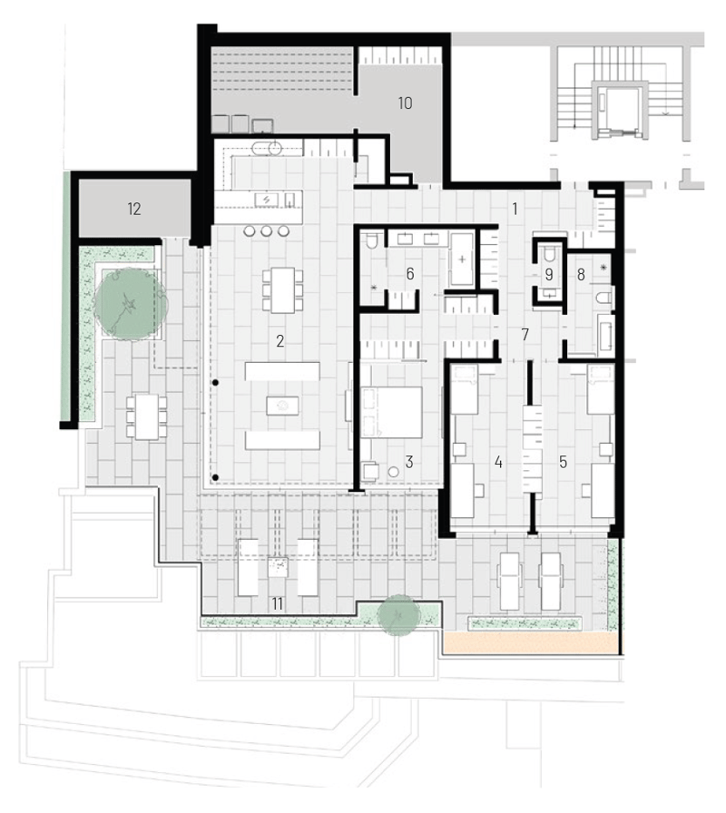 New build: 4.5-room terrace apartment, 158 m² - Living on the sun hill (6)