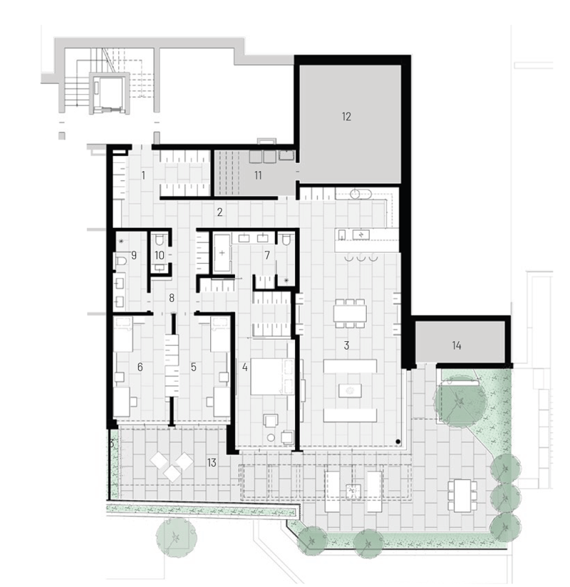 New build: 4.5-room terrace apartment, 172 m² - Living on the sunny slope (6)