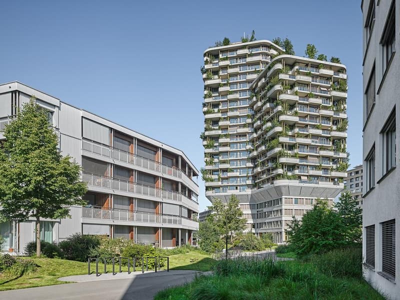 Moderne 2.5-Zimmer-Wohnung im EG an bester Lage im Suurstoffi-Areal (1)