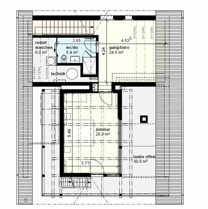Top modern Stöckli with garden share (condominium) (17)