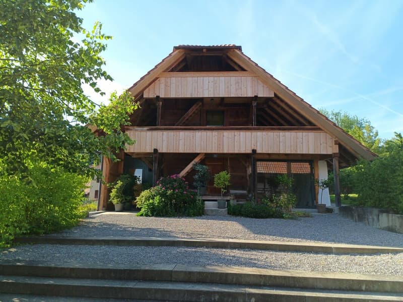 Top modern Stöckli with garden share (condominium) (1)