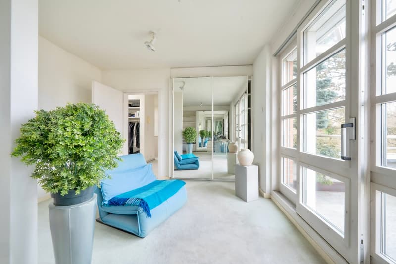 Appartement d'attique exclusif avec terrasses tout autour et vue imprenable sur Bâle (9)