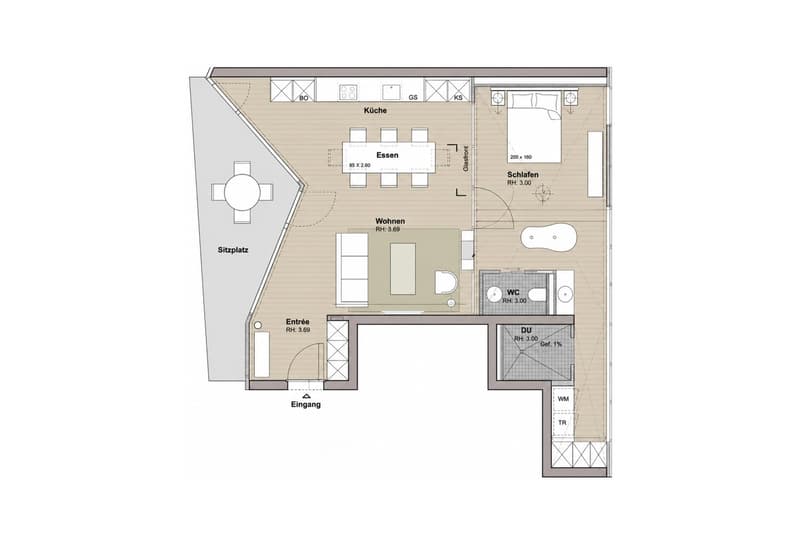 Urbanes Loft mit privatem Garten und 139 m² Nutzfläche (9)