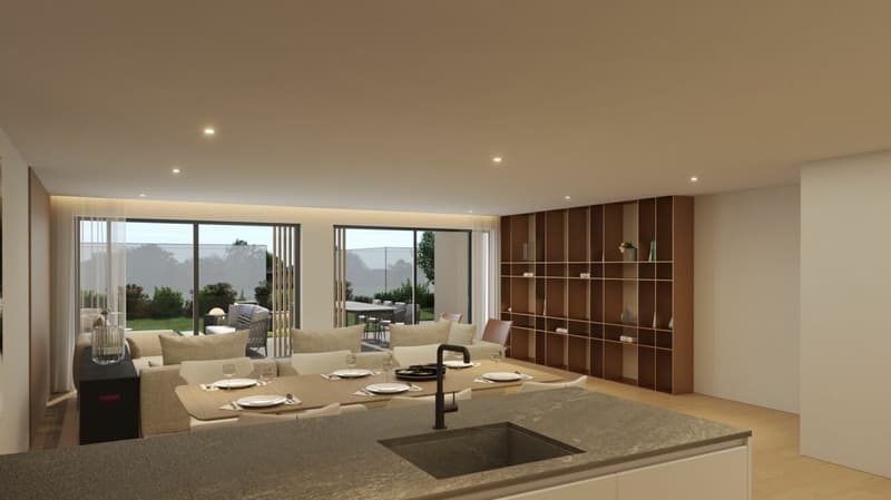 Moderne 5.5-Zimmer-Gartenwohnung mit Master Bedroom, Bad en Suite, Loggia & Balkon (9)