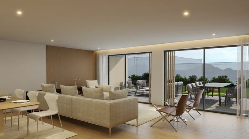 Moderne 5.5-Zimmer-Gartenwohnung mit Master Bedroom, Bad en Suite, Loggia & Balkon (7)