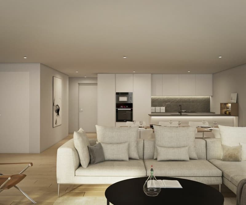 Appartamento giardino di 4,5 locali in stile maisonnette con terrazza, balcone e camera principale (10)