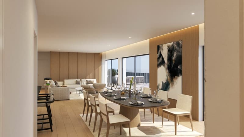 Modernes 4.5 Zimmer Penthouse mit 79m² Terrasse, Masterbedroom inkl. Bad en Suite (3)