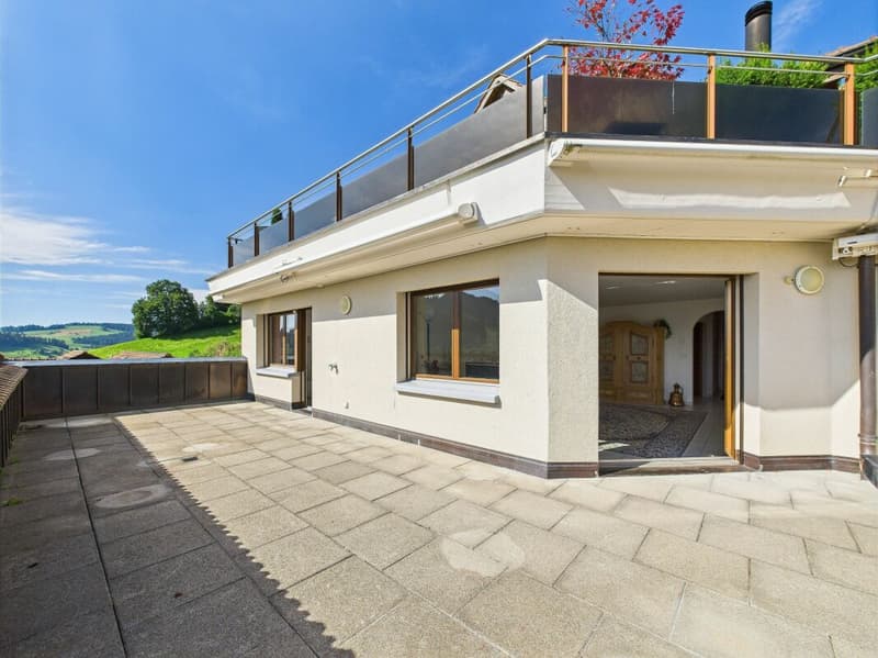 Sonnenparadies mit 180° Bergkino - frisch renovierte 4.5-Zimmer-Terrassenwohnung (6)