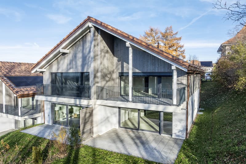 New semi-detached villa, 4.5 rooms with large garden & customizable finishes – Villarlod (Gibloux, FR) (3)