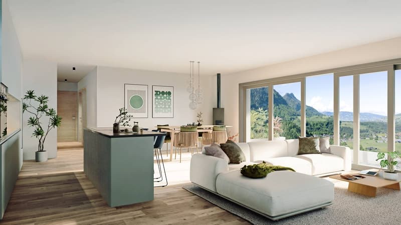 Charmey – Magnificent new 4.5-room apartment with view and large terrace (2)