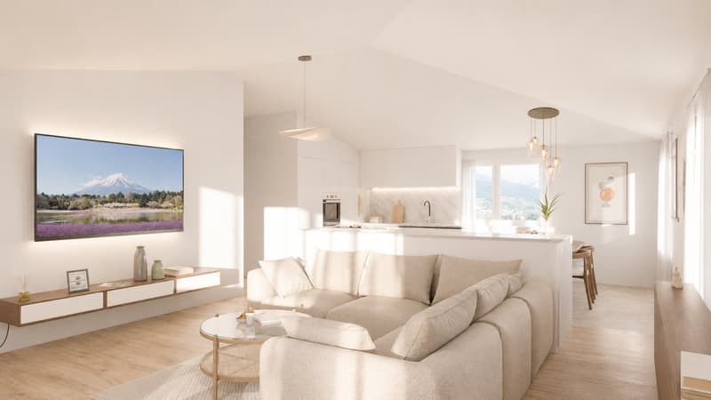 Magnificent neues Duplex mit 4.5 Zimmern und Bergblick in Bramois (9)