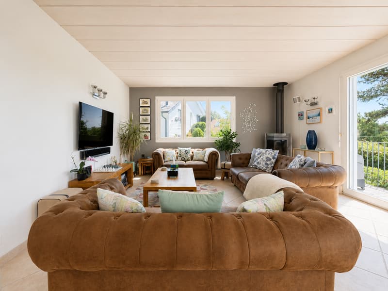 Arzier-Le Muids – Villa indipendente, piscina e vista panoramica (7)