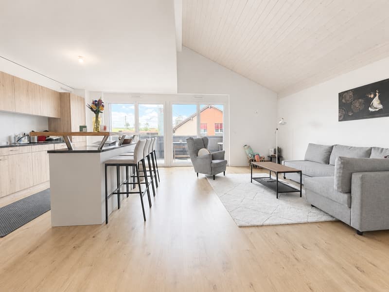 Appartamento nuovo di 3,5 locali con balcone - Middes (1)