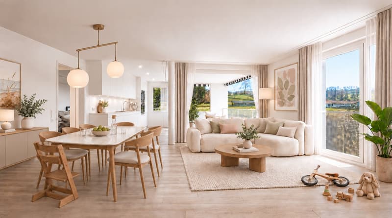 Möblierungsvorschlag "Familienwohnung"