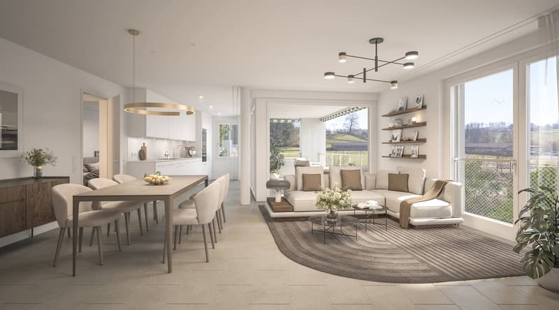 Neubauprojekt Schachenweid - Garten Maisonettewohnung - Zuhause zwischen Stadt und Natur (1)