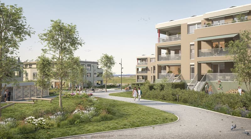 Neubauprojekt Schachenweid - Garten Maisonettewohnung - Zuhause zwischen Stadt und Natur (3)