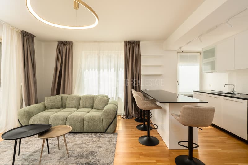 ELEGANTES, MÖBLIERTES 3,5-ZIMMER-ZIMMER IM ZENTRUM VON LUGANO (1)