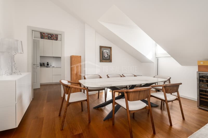 LUSSO E COMFORT : ATTICO 6.5 LOCALI CON VISTA PANORAMICA SU LUGANO (9)