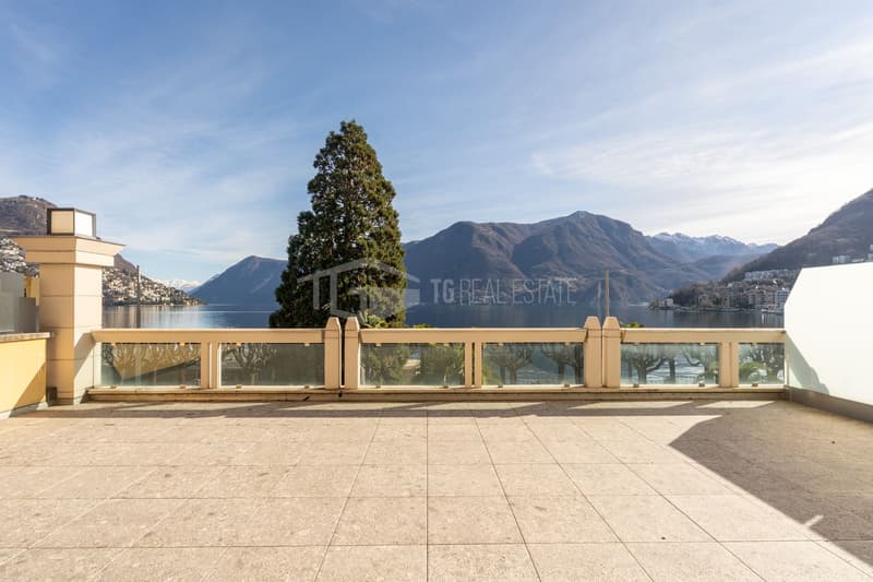 SPLENDIDO APPARTAMENTO CON GRANDE TERRAZZA E VISTA LAGO (3)