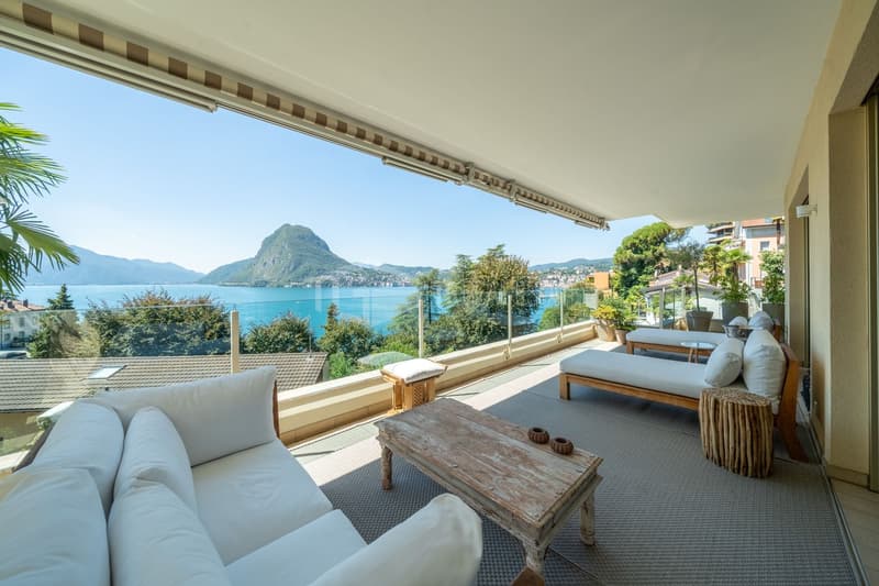 CONTEMPORARY ELEGANCE WITH LAKE VIEW IN CASTAGNOLA – 3.5 ROOMS (1)