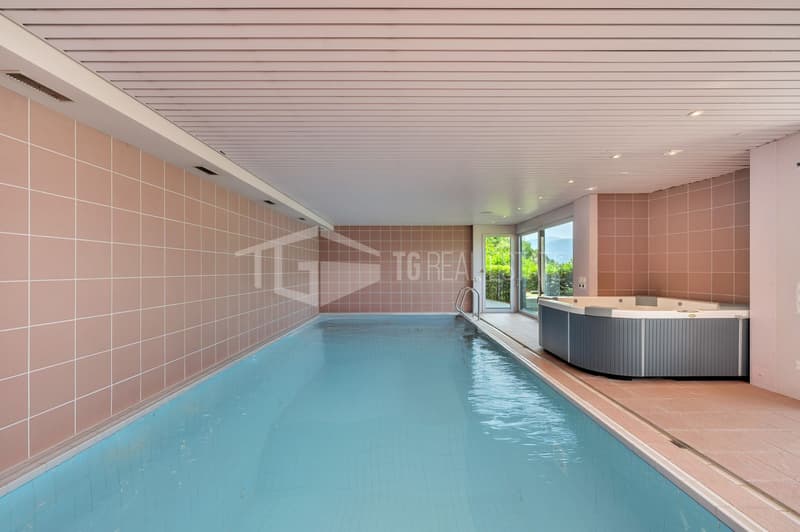 PRESTIGIOSA VILLA A MONTAGNOLA - VISTA LAGO, PISCINA INTERNA E DARSENA (5)