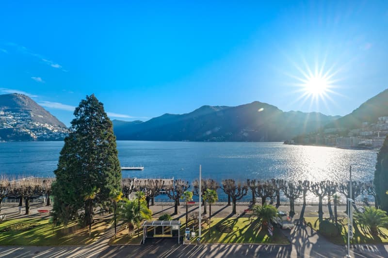 HELLE 4.5 ZIMMER MIT SEEBLICK IM ZENTRUM VON LUGANO (1)