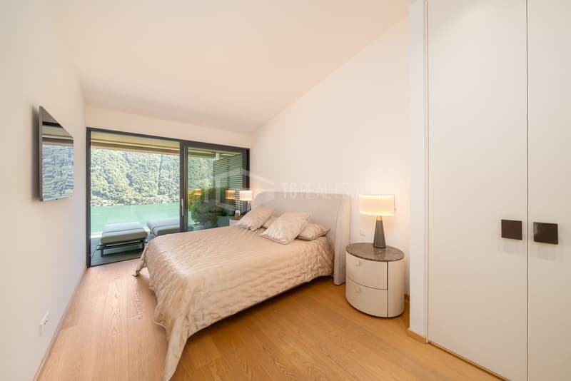 ELEGANTE APPARTAMENTO DI 4 LOCALI CON GIARDINO E VISTA LAGO (8)