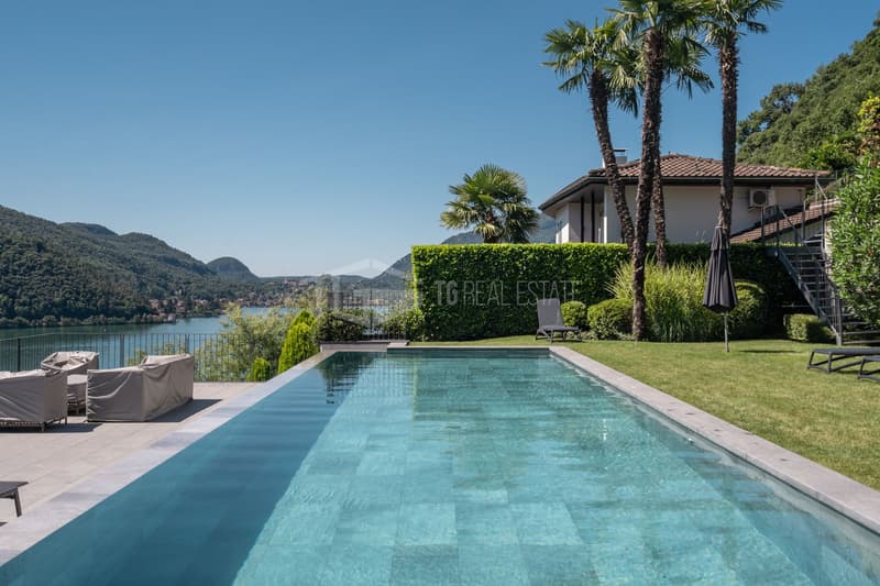 ELEGANTE APPARTAMENTO DI 4 LOCALI CON GIARDINO E VISTA LAGO (19)