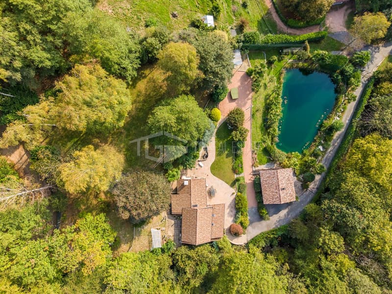 UN'OASI DI PRIVACY: VILLA CON LAGHETTO E DEPENDANCE (19)